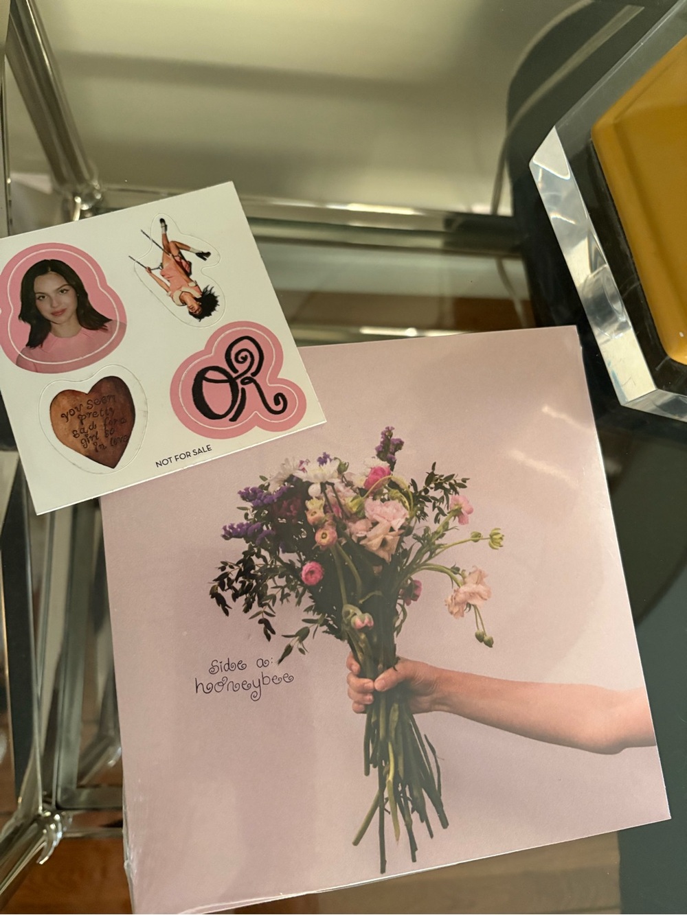 Olivia Rodrigo Record release 7 inch Vinyl with stickers. Sealed